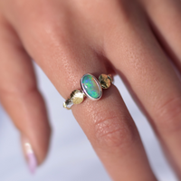 Anillo Ninfa Opalo Australiano Dasopra Joyas